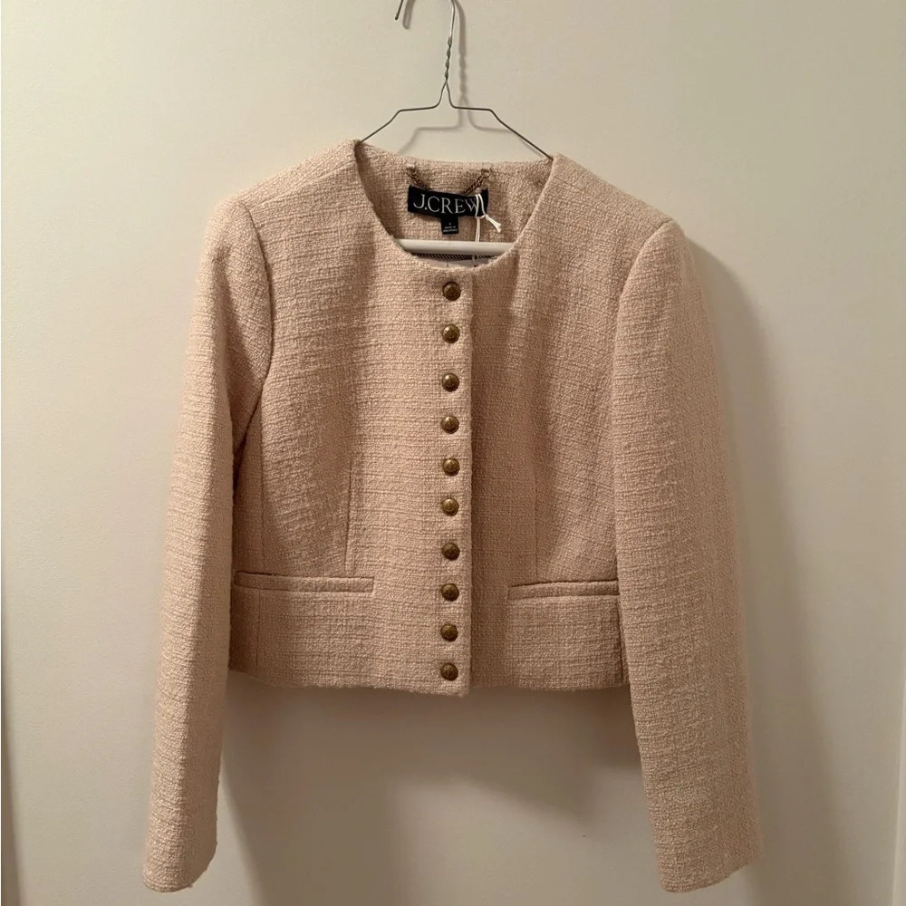 NWT J.Crew Bridgette tweed lady jacket - Picture 4 of 8